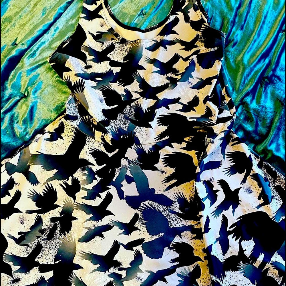 Blackmilk Raven Skater Dress XL Gently Used